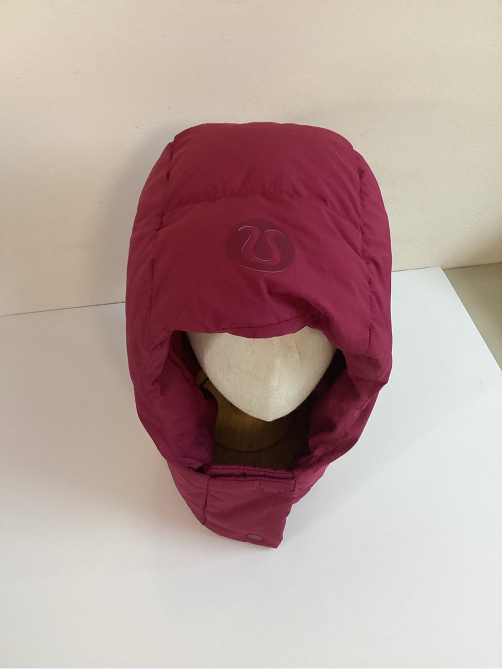 Lululemon Wonder Puff Jacket Red Head Hat Red Velvet , Snow Cold  protection b12